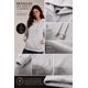 thumbnail image 3 of Poleron Canguro Basico 500g Mujer Con Capucha Bordar 60/40 Xl Gris Liso, 3 of 3