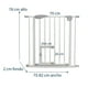 thumbnail image 4 of Reja de Seguridad Bebe Puerta Mascota Doble Seguro 75-82 cm, 4 of 12
