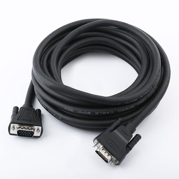 Cable VGA DTech Long, 8 m, 1080p, alta resolución, 15 pines, VGA