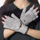 thumbnail image 4 of Lindos guantes de lana de doble uso, cálidos guantes de lana de medio dedo y medio dedo para otoño e invierno para mujeres y hombres., 4 of 8