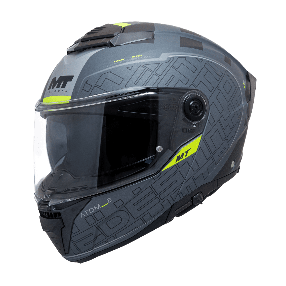 Casco Para Moto Mt Fu404sv Atom 2 Sv Destiny Azul Mate + Pinlock Mt-v-35