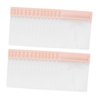 Magideal - 30 Bolsas Para Joyería, Transparentes, Con Cierre Y Prevención De Deslustre, Pequeñas M