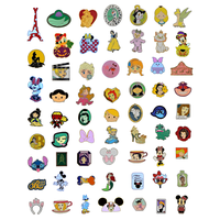 Pins Disney Temática De Niña Metal 10 Piezas