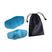 Magideal - Levantamiento De Pesas Protector Manual Silicona Ergonómica Empuñaduras De Entrenamiento Guantes De Gimnasio Para Ejercicio Bar De Culturismo De Con Bolsa De Cordón