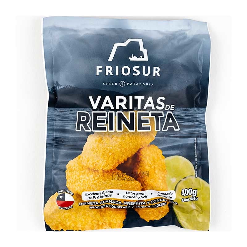 Varitas De Reineta Apanadas 400 g Friosur