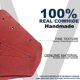 thumbnail image 4 of Protectores de puntera VKEDA de cuero de vaca – 1 par rojo, 4 of 8