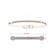 thumbnail image 3 of Cinturones Ajustables de Cintura Alta con Hebilla de Metal para Mujeres INSPIRE CHIC Regreso a Clases Blanco-doble hebilla redonda 22"-39"*3/8"(L*W), 3 of 5