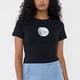 thumbnail image 3 of Polera Mujer M/C Crop Mini Print Negro Corona, 3 of 5