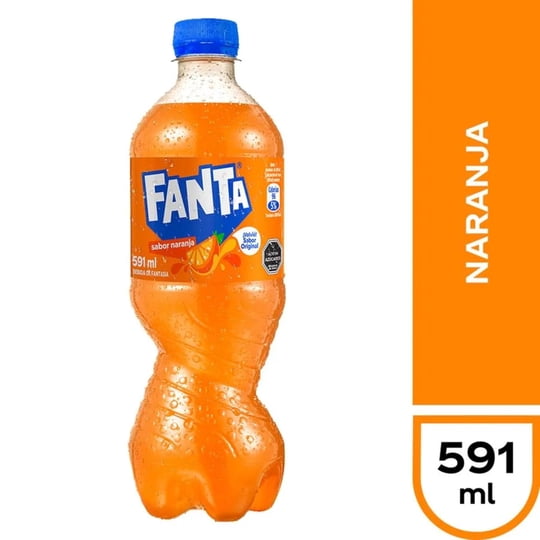Bebida Naranja Original Botella 591 ml Fanta