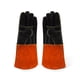 thumbnail image 1 of Guantes resistentes al calor y al fuego Cuero con costura, Mitts Perfecto para Chimenea, Estufa, Horno, Parrilla, Soldadura, Barbacoa, Mig, Pot Holder, Manejo de animales, 1 of 3