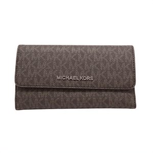 Billetera Michael Kors Triple Casual Café