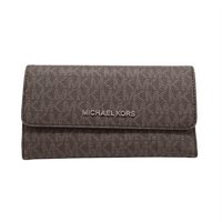 Billetera Michael Kors Triple Casual Café