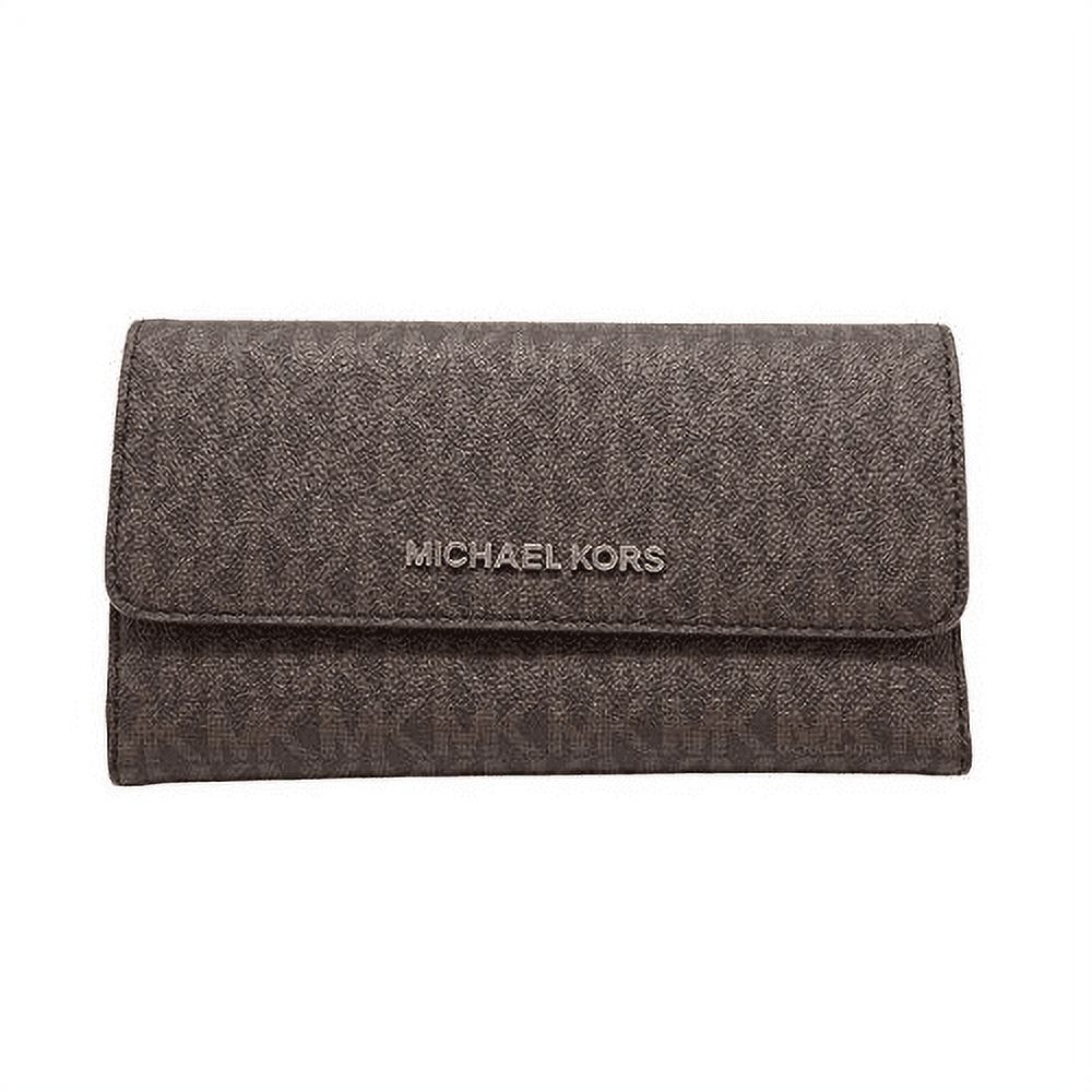 Billetera Michael Kors Triple Casual Café
