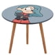 thumbnail image 1 of Hilda-theme Fitted Round Tablecloths Elastic Edged Table Covers Waterproof Table Cloth for Kitchen Holiday Party Tables Decor 120cm, 1 of 6