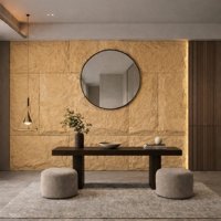 Byb Home - Panel Pu 120 X 60 Cm Golden Ma