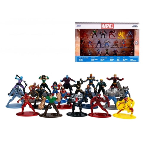 Marvel 1.65 ""Figuras Colectables De Metal De Frase 20 Ola De Paquete 3, Juguetes Para Niños Y Adultos Jada Toys Jada Toys