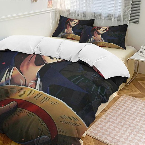 anks Bed Duvet Cover Funny Anime Cartoon Bedding Se Lightweight3 Piece Comforter Se, cases