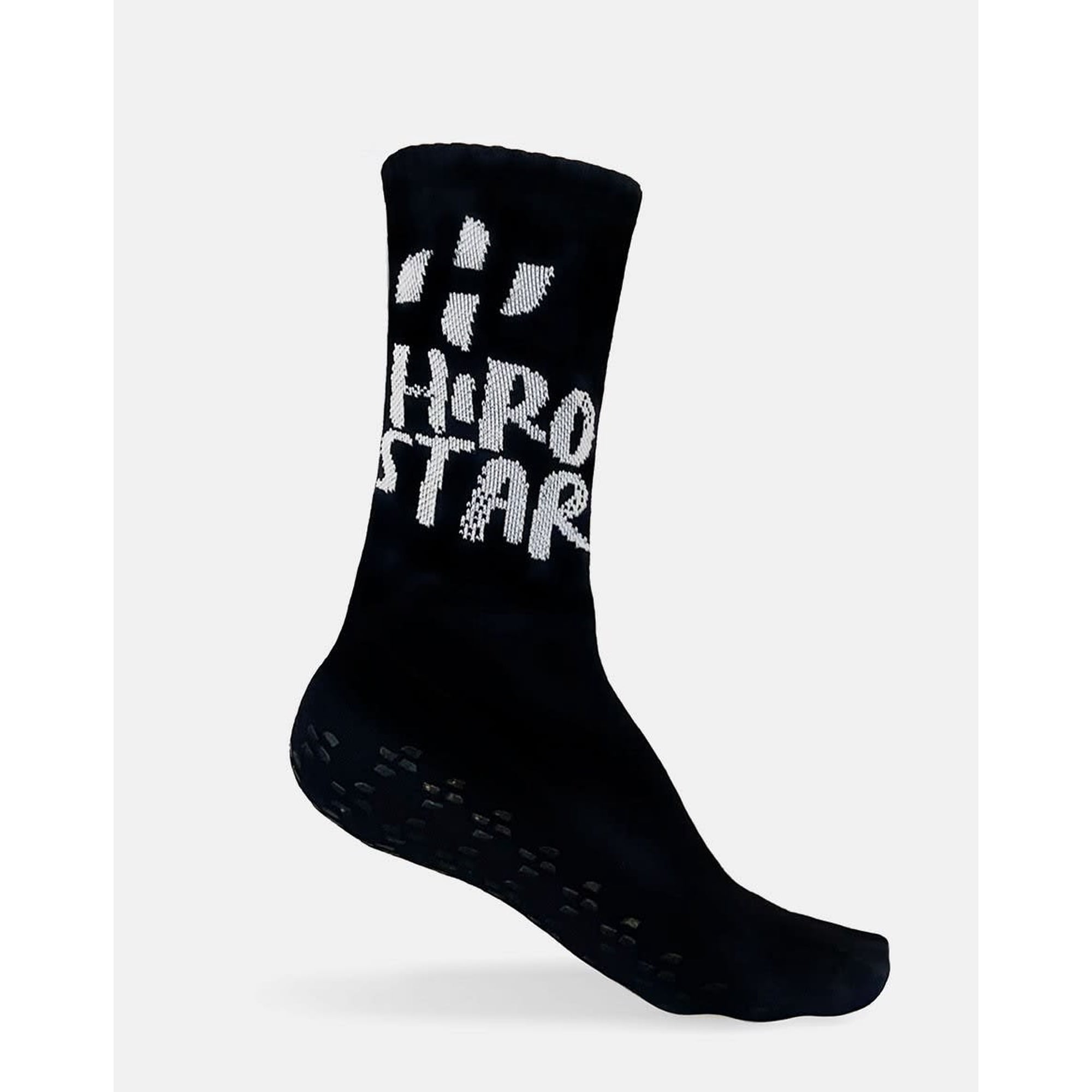 Hirostar - Calcetin Grip Antodeslizante Force Negro Talla Unica 39-43