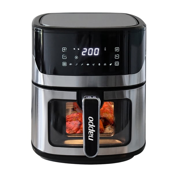 Freidora de Aire Digital Nappo Turbo Fryer XL 7L 1600w Visor