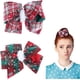 thumbnail image 1 of 2 Pack Large Christmas Cacampanao Bows con Clip Christmas Bowknot Cacampanao Accessoies para mujeres Girls, Red Green, Medium, 1 of 7