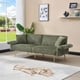 thumbnail image 2 of 79 inch corduroy sofa bed, foldable double sofa bed with folding armrests, suitable for living rooms and small spaces, 2 of 3