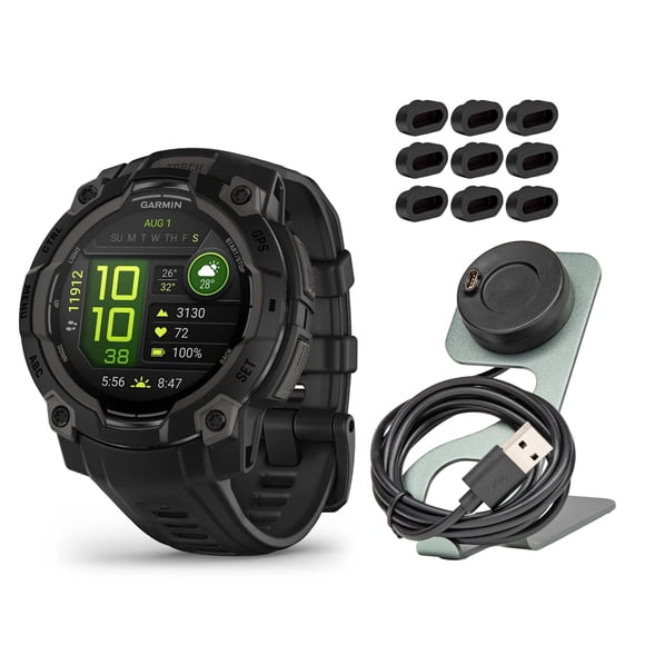 Garmin Instinct 3 45mm Reloj Inteligente GPS con Pantalla AMOLED Paquete