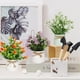 thumbnail image 5 of Flores artificiales en maceta Yoratee con maceta, 6 unidades para decoración, 5 of 6