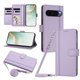 thumbnail image 1 of Funda Cartera de Cuero Sintético para Google Pixel 10 Pro XL 5G, Morado Claro, 1 of 6