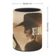 thumbnail image 2 of El Valle Robado-theme Cylinder Pen Holder Pencil Organizer with Flannel Lining PVC Leather Material Cardboard Base for study work 10*8CM, 2 of 6