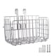 thumbnail image 2 of Cesta De Carga Delantera Para Bicicleta, Organizador De Viaje Desmontable, Cesta De Alambre Para Bicicleta Plateada, 2 of 5