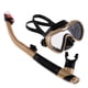 thumbnail image 1 of Máscara De Buceo Antiniebla Conjunto De Esnórquel Gafas De Natación Scuba Snorkel Champán, 1 of 5