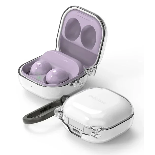 Carcasa Funda Ringke Para Buds Live / Pro / 2 / 2 Pro / Fe Hinge Transparente