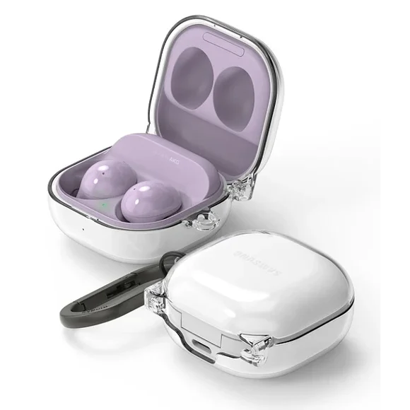 Carcasa Funda Ringke Para Buds Live / Pro / 2 / 2 Pro / FE Hinge Transparente