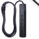 thumbnail image 1 of Protector contra sobretensiones GE Pro, cable negro de 6 salidas, 1560 julios y 8 pies, 1 of 8
