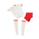 thumbnail image 4 of Figura Femenina A Escala 1/6, Ropa Mini Para Figura De Acción Femenina De 12 Pulgadas, Accesorios, Ajuste Holgado, Blanco Y Rojo, 4 of 5