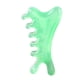 thumbnail image 5 of Peine De Masaje Multiusos Para El Cuidado De La Cabeza Relajación Gua Sha Raspado Del Cuero Cabelludo Color Verde, 5 of 5