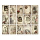 thumbnail image 5 of 30pcs Vintage Flower Character Handmade Paper for Scrapbooking and Crafts, 5 of 5