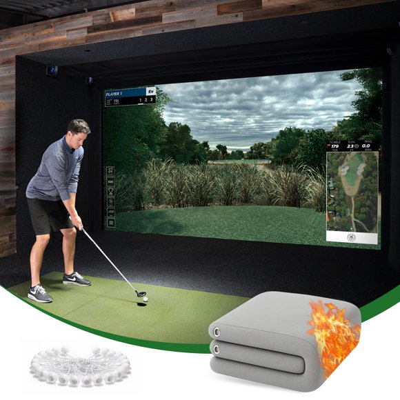 Pantalla de Golf Aerixtron Gris Ignífuga 3D de Malla de Aire