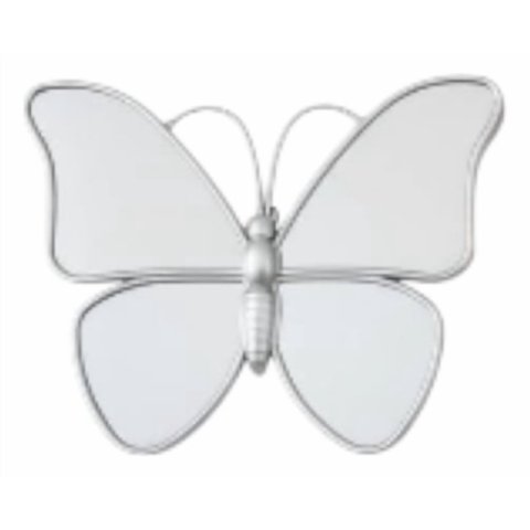 Genérico - Espejo Decorativo Forma Mariposa Adorno Pared Hogar Jhn