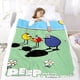 thumbnail image 5 of Peep y el Gran Mundo Ancho anti-pilling, suave, ligera, esponjosa y acogedora de lujo para hogar y cocina – Perfecta para niños y adultos,100X80cm, 5 of 6