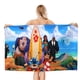 thumbnail image 1 of Lilo y Stitch Toalla de playa de secado rápido con diseño temático, regalo para mujeres y niñas, ideal para cumpleaños, fans, amantes de la música, uso en la playa o al aire libre, 78 × 160 cm, 1 of 6