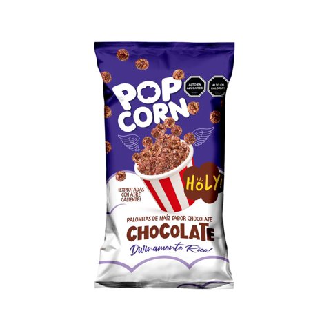 Popcorn Listo Chocolate 140G. Holy Pack 3 Unidades