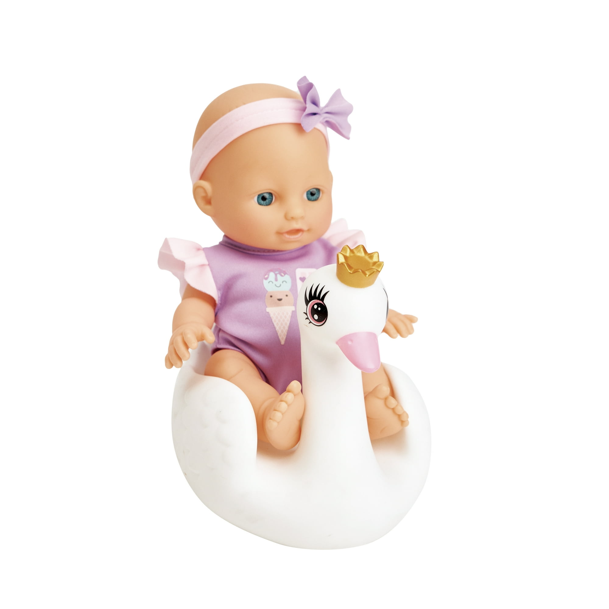 Little Dolphie - Muñeca De 23 Cm Con Cisne Inflable Y Aroma Suave