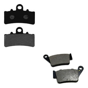 Genérico - Pastillas Freno Delanteras + Traseras Moto Svartpilen 200 Negro