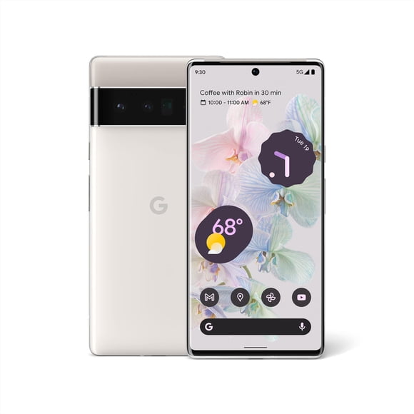 Smartphone Google Pixel 6 Pro 5G 128GB desbloqueado blanco nublado