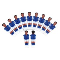 Magideal - 11 Piezas De Futbolín De Mesa Para Hombres, Futbolín Para , Suministros De Resina, Jugador De Fútbol Para Fiestas Deportivas, Entusiastas Del Fú Azul