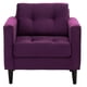 thumbnail image 5 of Living Retro Sofa 3 Cuerpos + 2 Sofá 1 Cuerpo Felpa Morado, 5 of 6