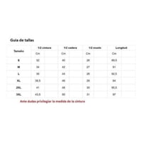 Lixada - Calza De Ciclismo Gel Acolchada Pierna Larga Reflectante Negro 3Xl