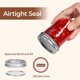 thumbnail image 3 of ComSaf 8 oz Mason Jars, 6 Pack Small Regular Mouth Glass Jar, 3 of 3