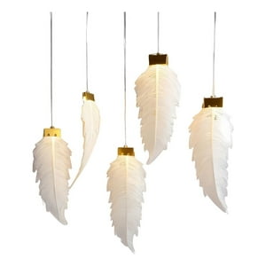 Genérico - Luces Decorativas Colgantes Diseño Pluma Elegante Jhn